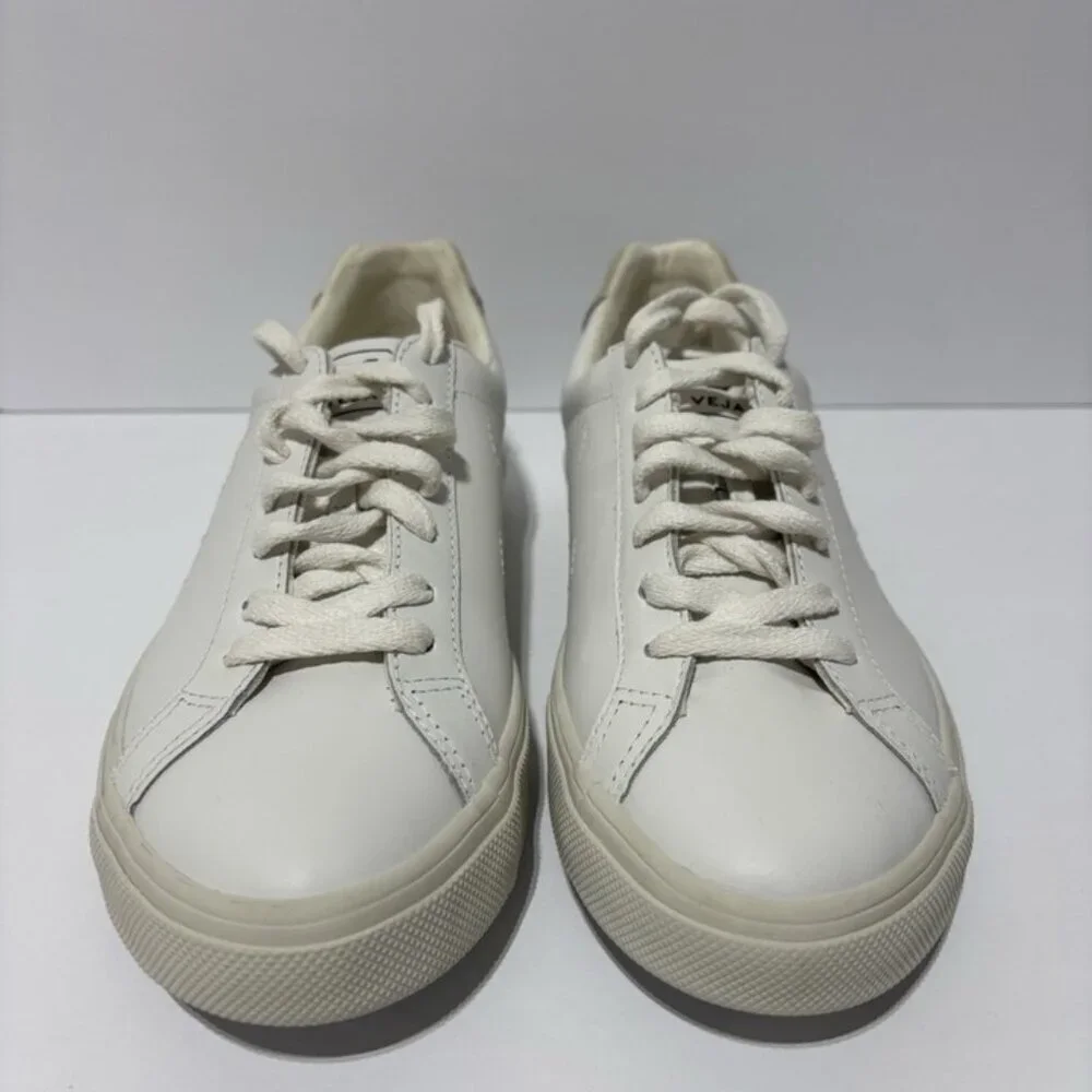 Veja Women’s Esplar Low White Leather Sneakers, Size 7 M